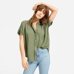 Everlane Japanese GoWeave Light Square Shirt Sz 8